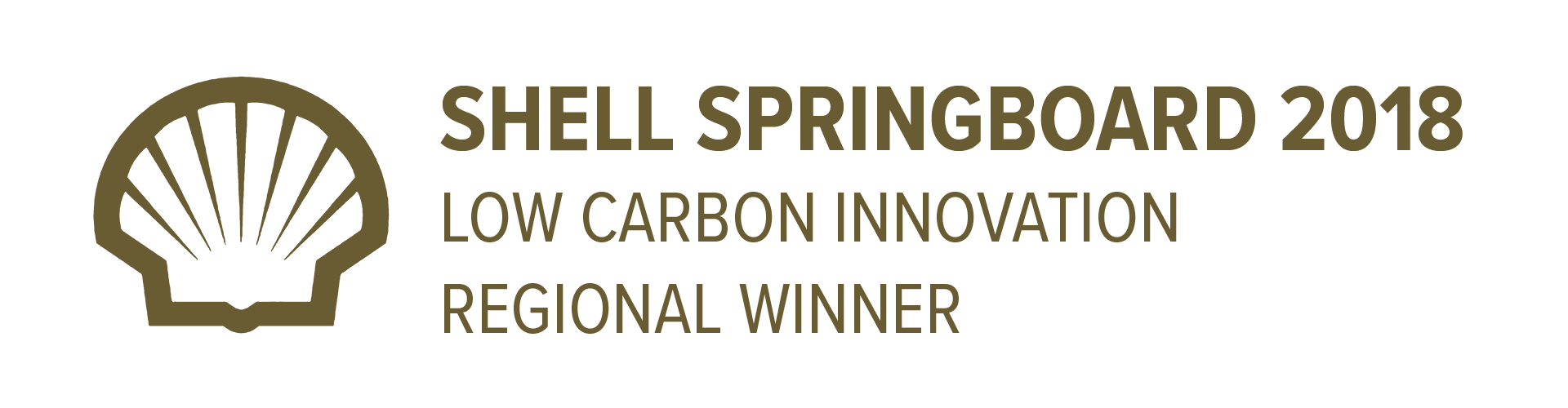 Shell Springboard 2018 Low Carbon Innovation regional winner